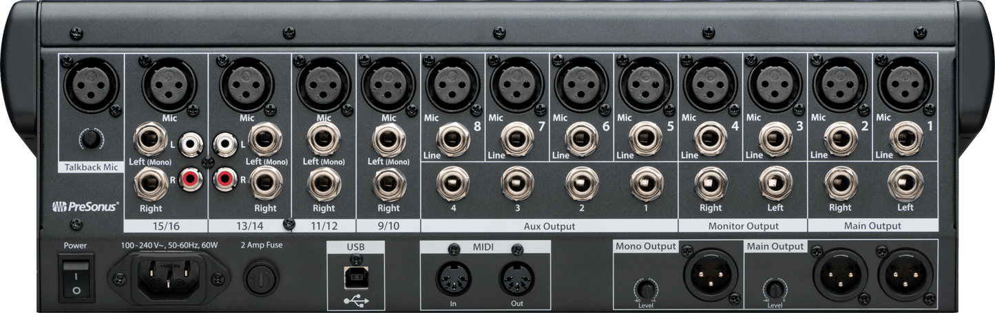 StudioLive® 16.0.2 USB Digital Console Mixer