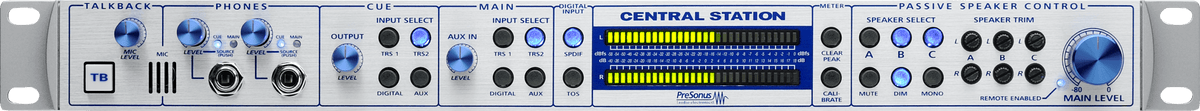 Central Station PLUS Monitoring Controller – PreSonus