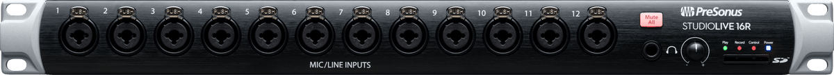 StudioLive® 16R Digital Rack Mixer – PreSonus